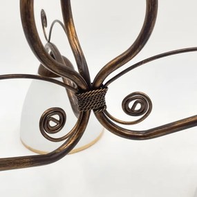 Brilagi - Lampadario a plafone LED ANTICO 3xE27/60W/230V patina di bronzo