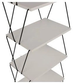 Libreria BALABAN 165x48 cm bianco/nero