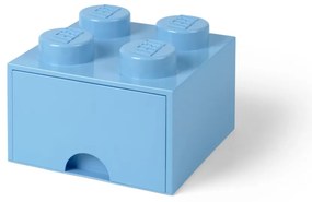 Scatola portaoggetti azzurra quadrata - LEGO®