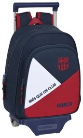 Trolley per la Scuola F.C. Barcelona Corporativa Azzurro Rosso Granato (27 x 33 x 10 cm)