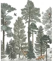 Rebel Walls Carta da parati panoramica Scandinavian Bellewood - Animal