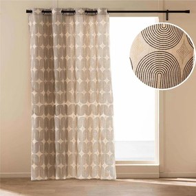 Tenda nera/beige 140x240 cm Ondine – douceur d'intérieur