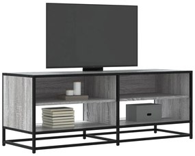 Mobile Tv Grigio Sonoma 120,5x40x46cm Legno Multistrato Metallo /