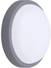Solight WO745-G- Applique a LED da esterno LED/13W/230V 4000K IP54 grigio arrotondato