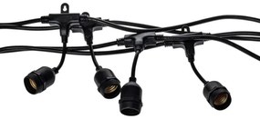 da esterno catena decorativa GHIRLANDA 10xE27/15W/230V 10m IP44