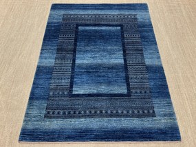 Loribaft Tappeto persiano 150 x 200 Blu (Iran) Annodato A Mano