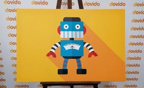 Stampa su tela – Robot allegro