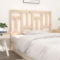 Testiera per Letto 145,5x4x100 cm in Legno Massello di Pino 818970