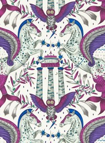 Clarke & Clarke Carta da parati Odyssey Mythos - Violet