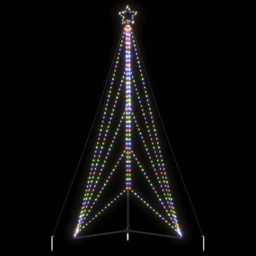 Albero Di Natale A Led 615 Led Colorato 404,5 Cm /