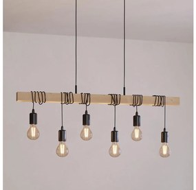 Eglo 43513 - Lampadario sospeso a cavo TOWNSHEND 6xE27/60W/230V