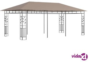 vidaXL Gazebo con Zanzariera 6x3x2,73 m Talpa 180 g/m²