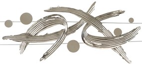 Decorazione da parete in metallo 121x52 cm Mondrian - Mauro Ferretti