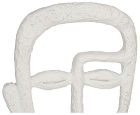 Statua Decorativa Viso Bianco 19,5 x 38 x 10,5 cm (4 Unità)