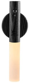 Lampada da parete nera con ricarica USB Baton – Gingko