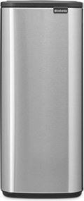 Cestino per la spazzatura color argento opaco in acciaio touch 30 l Bo Touch – Brabantia
