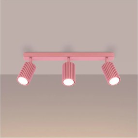 Brilagi - Faretto LED CRESTO 3xGU10/10W/230V rosa