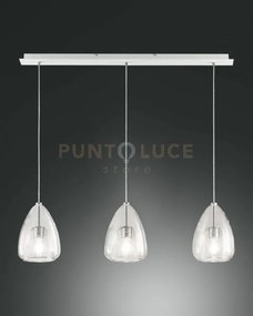 Britton sospensione trasparente 3 luci 3673-48-241