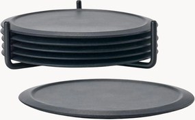 Set sottobicchieri in silicone con portasottobicchieri Singles 7 pz