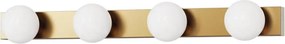 Brilagi - Illuminazione LED per specchio da bagno HOLLYWOOD 4xLED/3W/230V IP44 oro