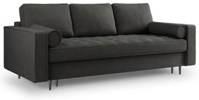 Divano letto grigio scuro Santo - Milo Casa