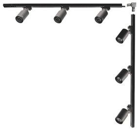 Zuma Line 3566 - Faretto per sistema a binario TORE 6xGU10/35W/230V nero