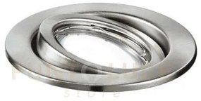 Incasso led matrix orientabile nikel 1 luce attacco gu10 5w 430lm 3...