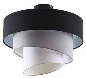 Coria Plafoniera Black/Grey - Lindby