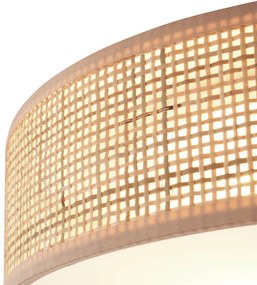 Lampada da soffitto orientale in rattan 38 cm - Trammy