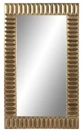 Specchio da parete Home ESPRIT Dorato Metallo Moderno 73,5 x 4 x 124 cm