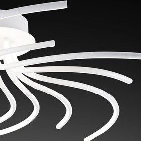 Plafoniera LED Nebulosa Ø 95 cm bianco IP20 cct da bianco caldo a bianco freddo con regolazione di temperatura, 2700 lumen NOVECENTO