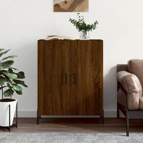 Credenza rovere marrone 69,5x34x90 cm in legno multistrato