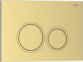 Mexen Tex 01 pulsante di scarico, oro spazzolato - 6101-11