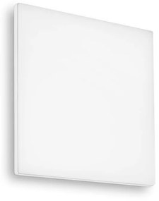 Plafoniera Quadrata Moderna Mib Alluminio-Materie Plastiche Bianco Led 19W 3000K