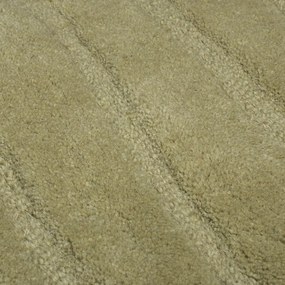Tappeto rotondo in lana color kaki tessuto a mano ø 160 cm Mesmerise Sage - Flair Rugs