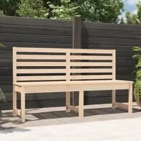 Panca da Giardino 157,5 cm in Legno Massello di Pino 824039