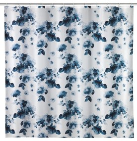 Tenda da doccia con superficie antimuffa Bleu, 200 x 180 cm Rose - Wenko