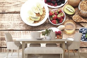Carta da parati – Colazione sana