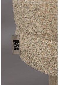 Panchina beige con rivestimento in bouclé Fern – Dutchbone