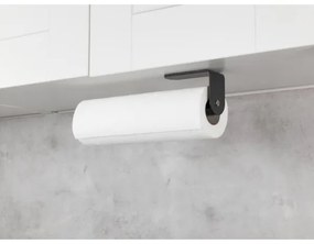 WENKO 53214100 - Portarotolo NIO 27,5x7 cm nero