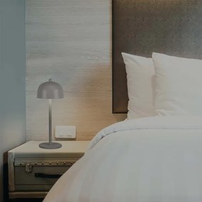 Lampada da tavolo LED dimmerabile ricaricabile 1W 5V 3000-6000K 1800mAh grigia