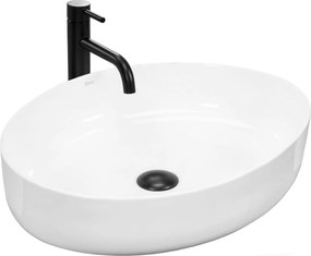 Lavabo da appoggio Rea Queen White