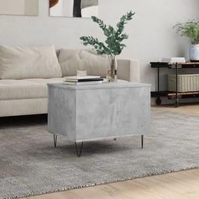 Tavolino Salotto Grigio Cemento 60x44,5x45 Cm Legno Multistrato /