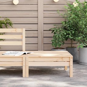 Poggiapiedi da giardino in legno massello di pino