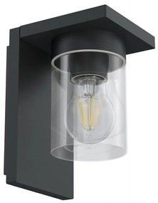Applique Nera da Parete Base E27 IP54 - Serie RIGA