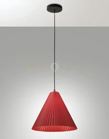 Cone sospensione bordeaux 1 luce attacco e27 in metallo e plastica ...