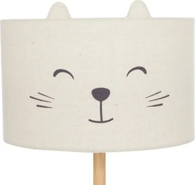 Atmosphera - Lampada da terra per bambini FÉLIX 1xE27/40W/230V gatto