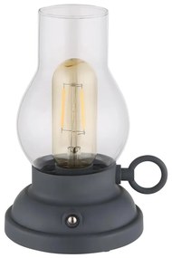 Globo 58016A - Lampada da tavolo LED dimmerabile PETRO 1W/3,7V 1200mAh antracite