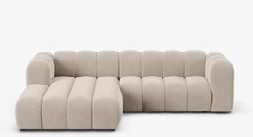 Divano angolare Lupine con chaise longue in velluto Salvador – L260 cm