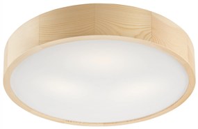 Lamkur  Evelin  4-light ceiling lamp in natural pine wood